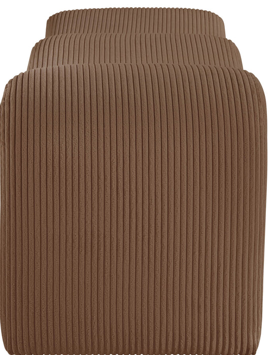 Willow - Corduroy Bench - Saddle