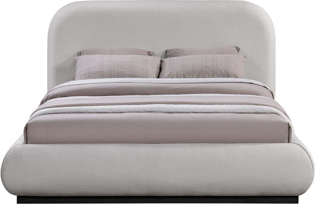 Vaughn - Chenille Bed With Black Base