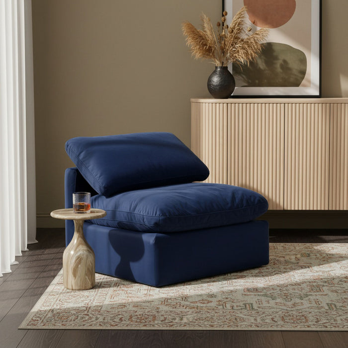 Indulge - Velvet Armless Chair