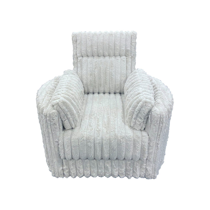 Embrace - Swivel Accent Chair - Light Gray