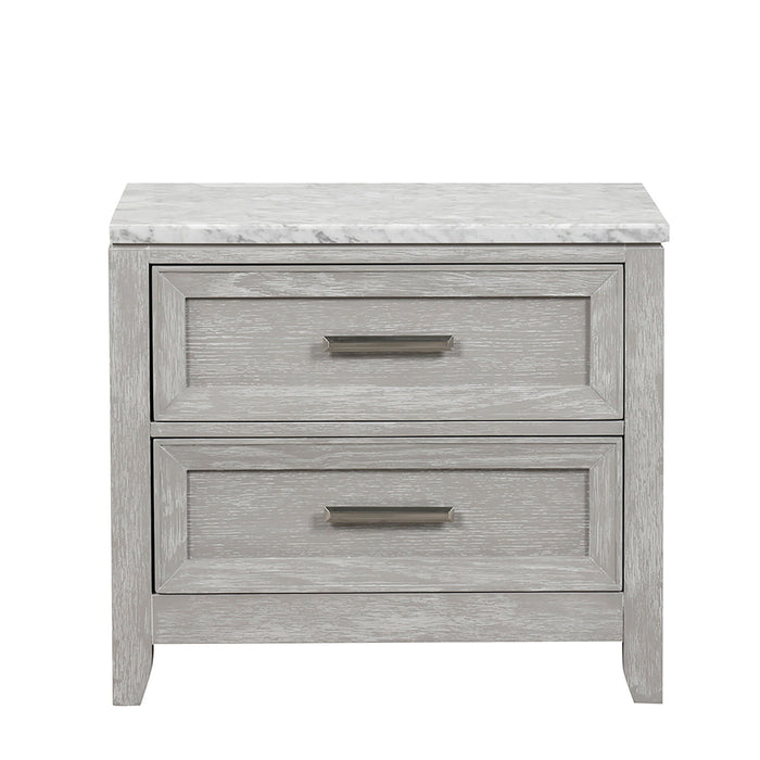 Fiona - Nightstand - Mist Gray