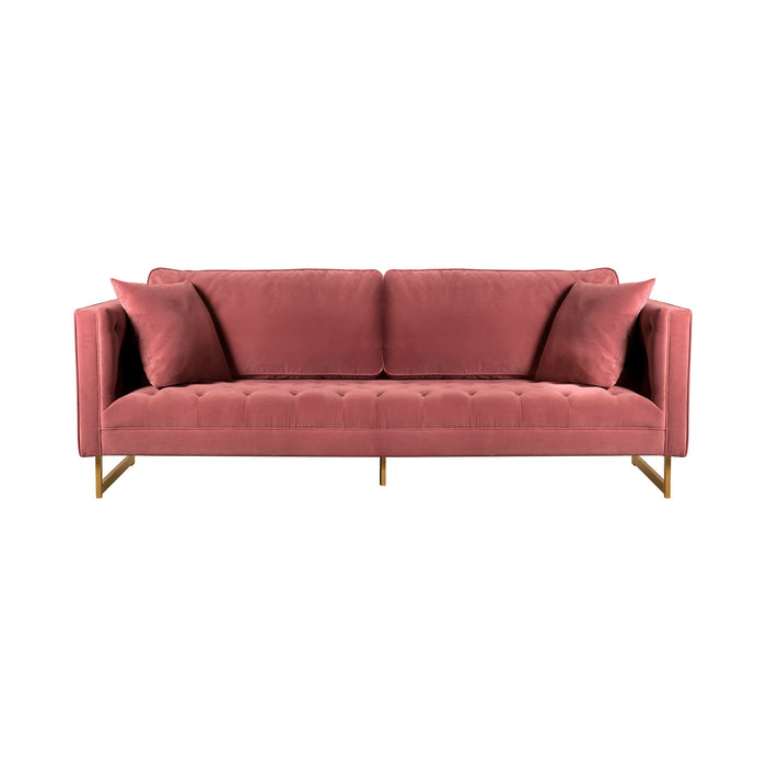 Lenox - Modern Sofa With Brass Legs