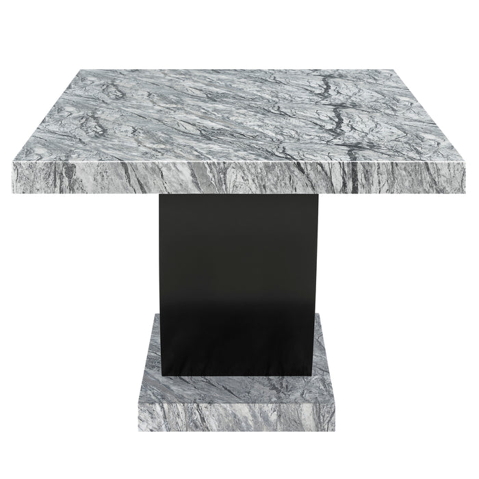 Lyra - Dining Table Top & Base - Gray