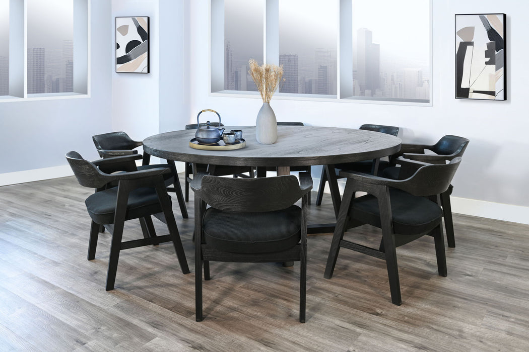 Mia - Round Wood Dining Room Set