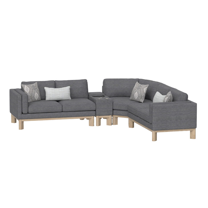 Maeve - Console Sectional - Thundercloud