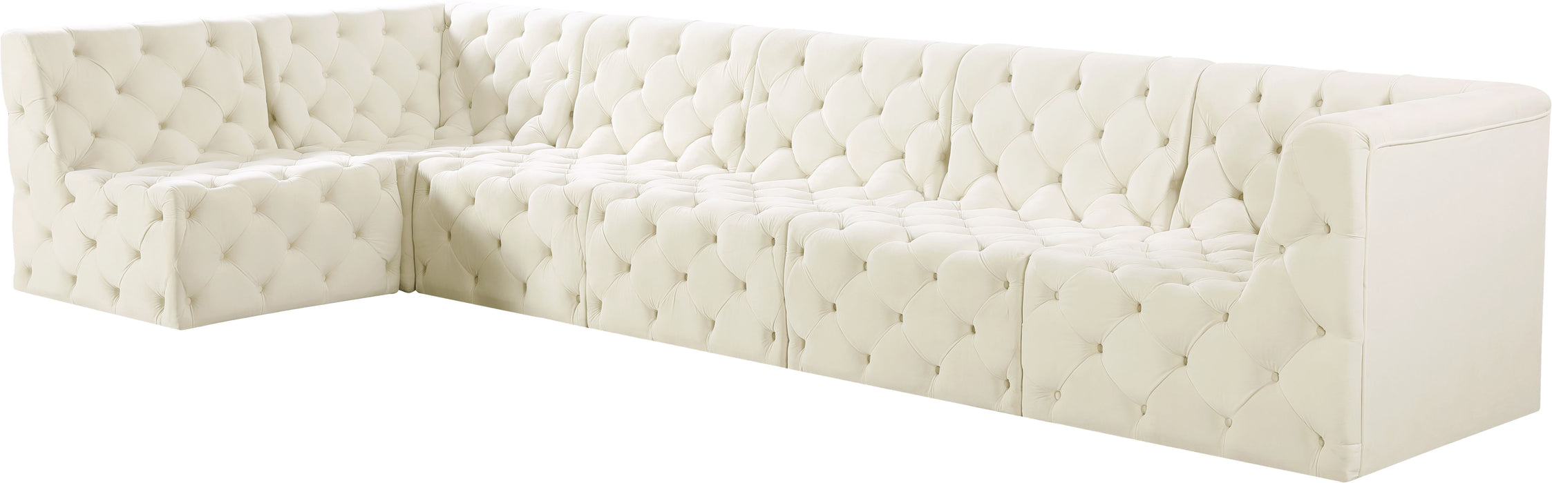 Tuft - Modular Sectional 6 Piece - Cream