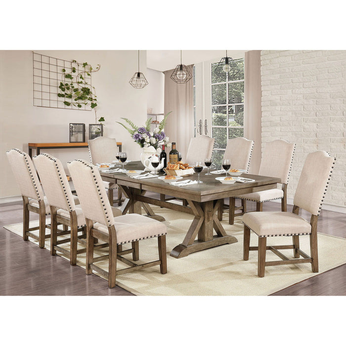 Julia - Dining Table - Light Oak / Beige