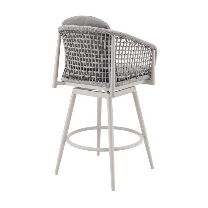 Rhodes - Outdoor Patio Swivel Counter Stool Set