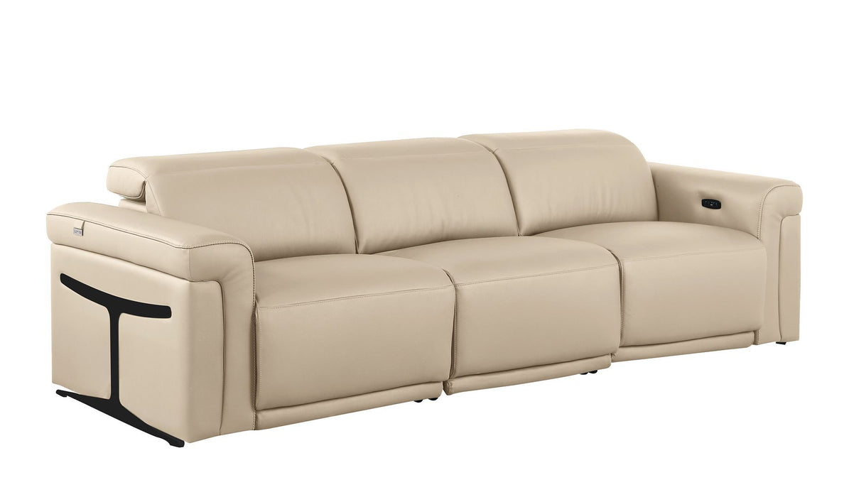 1126 - 3-Piece Modular Power Reclining Sofa In With 2 Power Recliners & Power Headrests