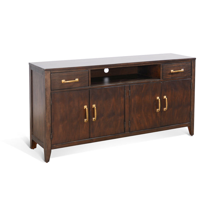 Media Console With Two Cabinets