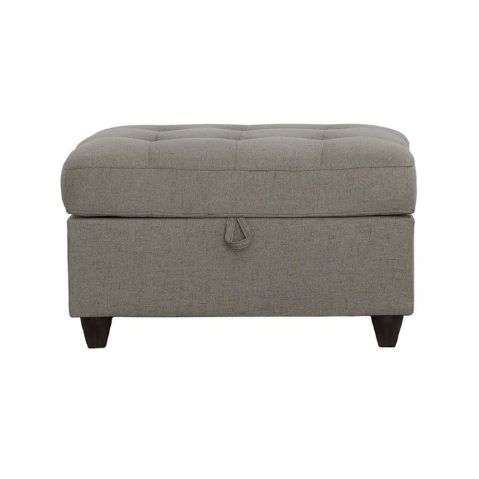 Stonenesse - Tufted Storage Ottoman - Gray