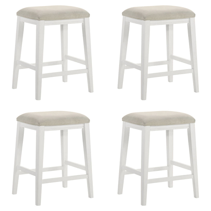 Jane - Contemporary Transitional Wood Counter Height Kitchen Bar Stool