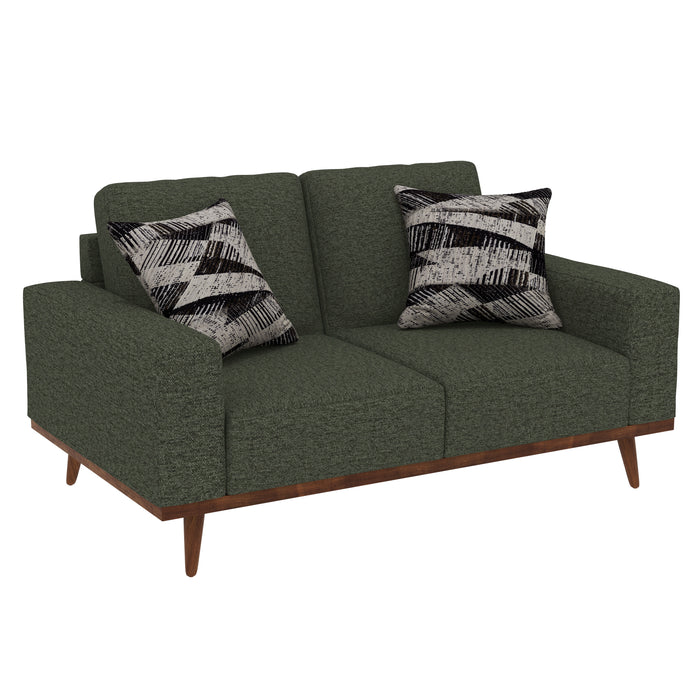 Heath - Loveseat - Dark Olive