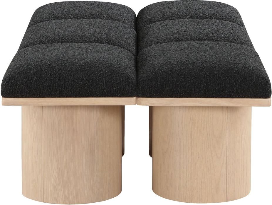 Pavilion - 6 Piece Modular Bench With Natural Base