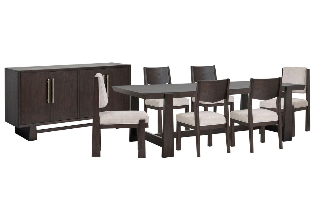 Tauren - Trestle Dining Table Set