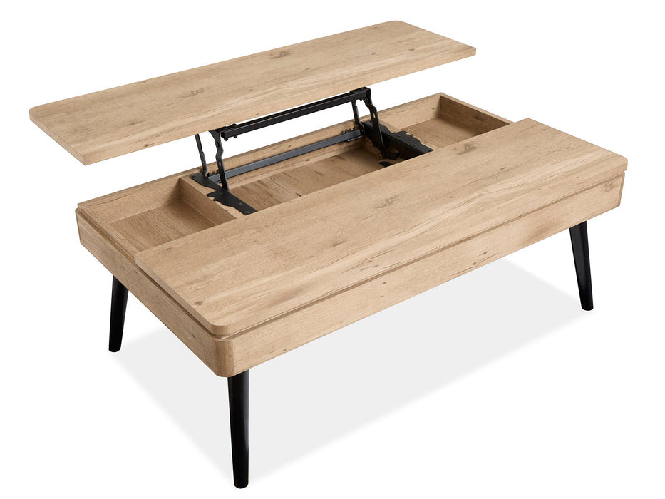 Fletcher - Lift Top Storage Cocktail Table - Driftwood