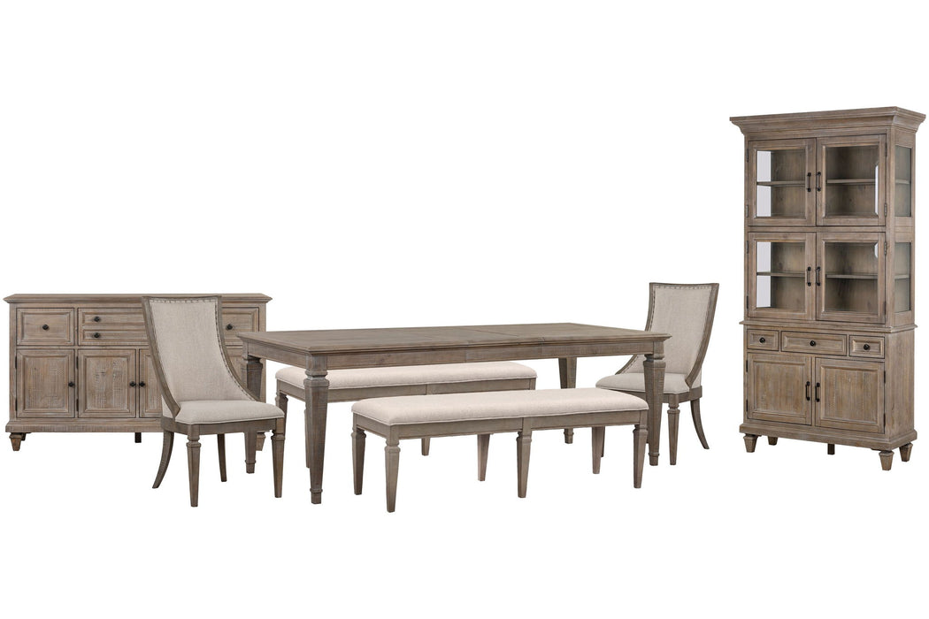 Lancaster - 7 Piece Extendable Rectangular Dining Table Set