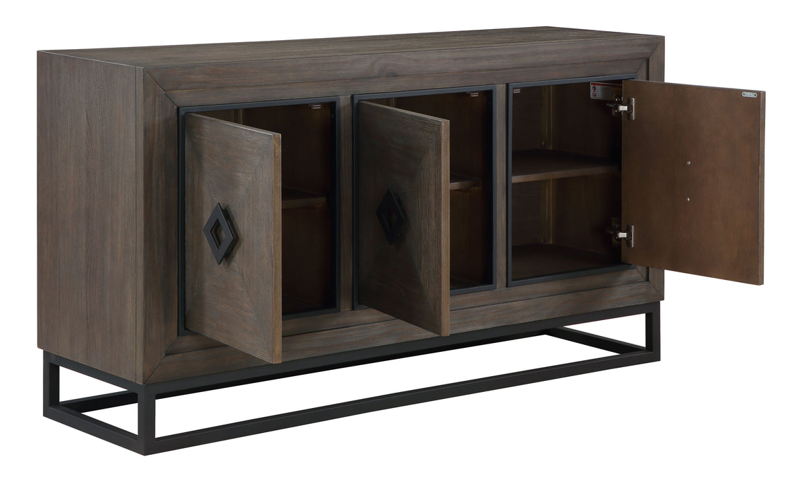 Folkstone - Three Door Credenza - Brown