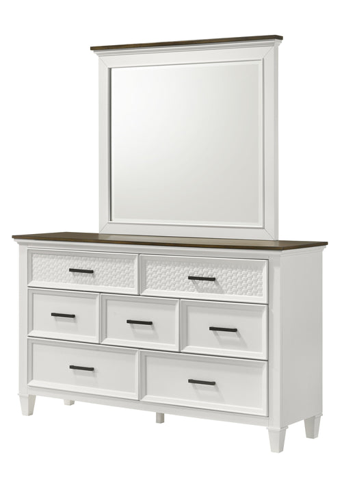 Everdeen - Dresser - White & Charcoal