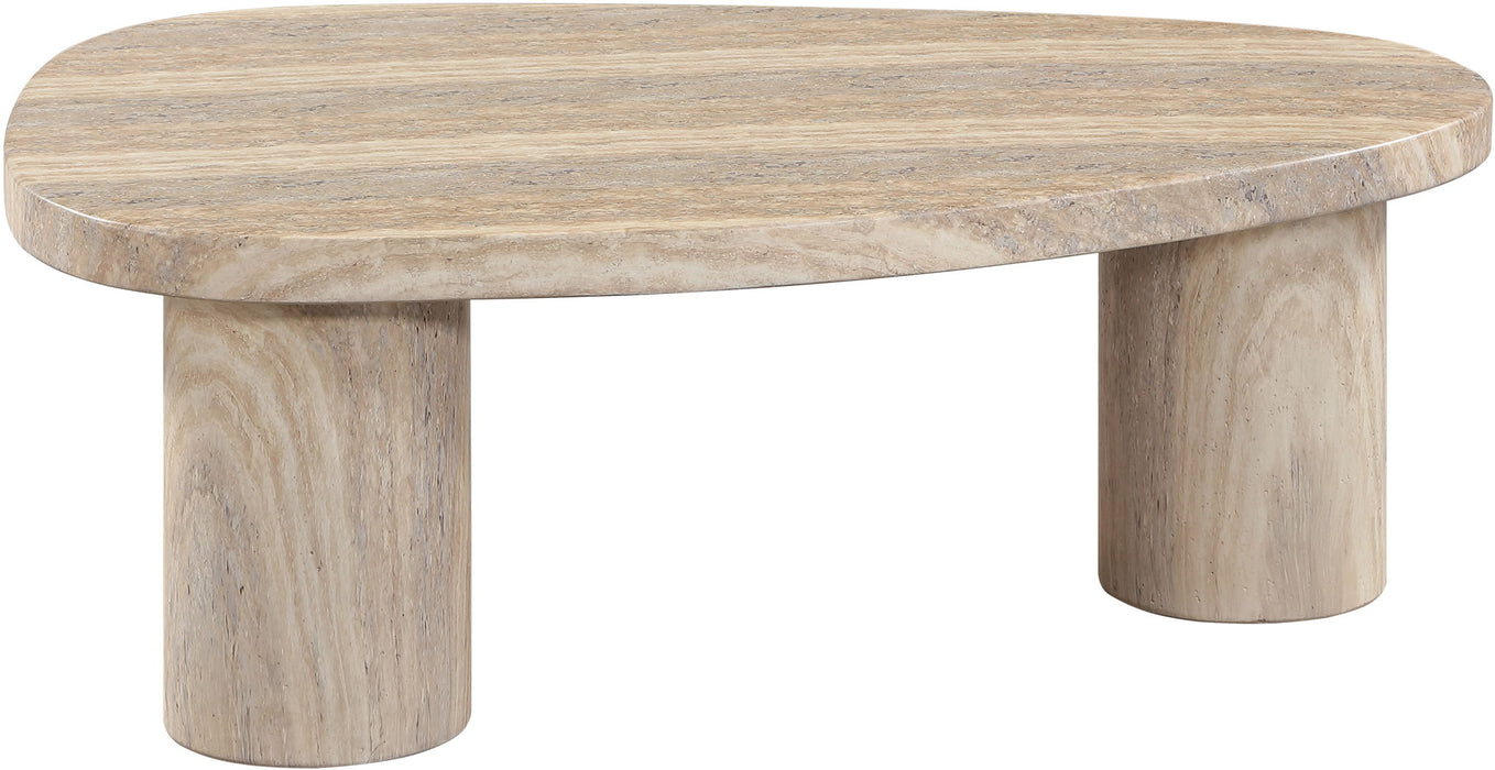 Teramo - Traverine Concrete Indoor/Outdoor Coffee Table