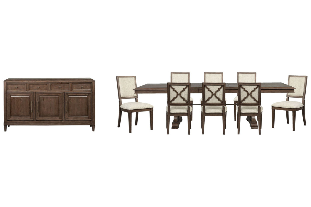 Jubilee - Extendable Trestle Dining Table Set
