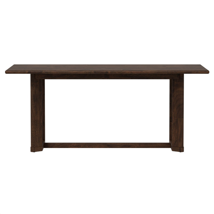 Ronan - Trestle Dining Table - Rich Brown