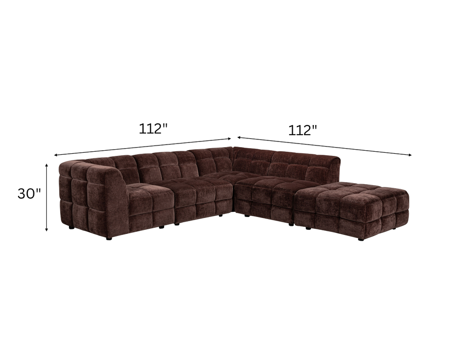 5 pc Modular Sectional