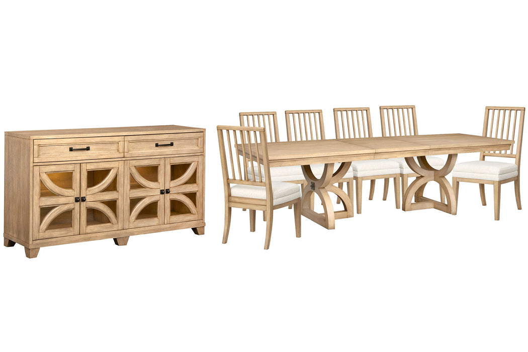 Coventry - Extendable Trestle Dining Table Set