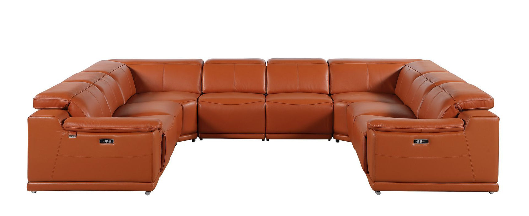 9762 - 8-Piece U-Shaped Sectional Sofa With 4 Power Recliner
