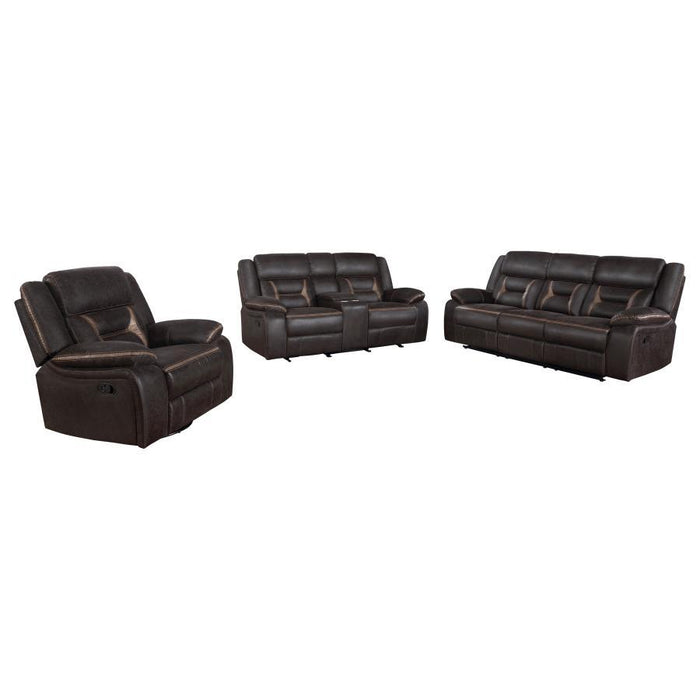 Greer - Upholstered Reclining Sofa Set