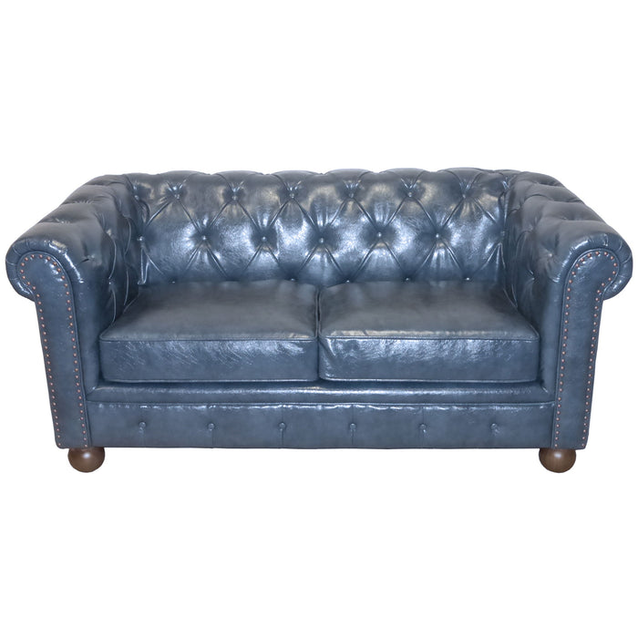 Winston - Loveseat - Antique Blue