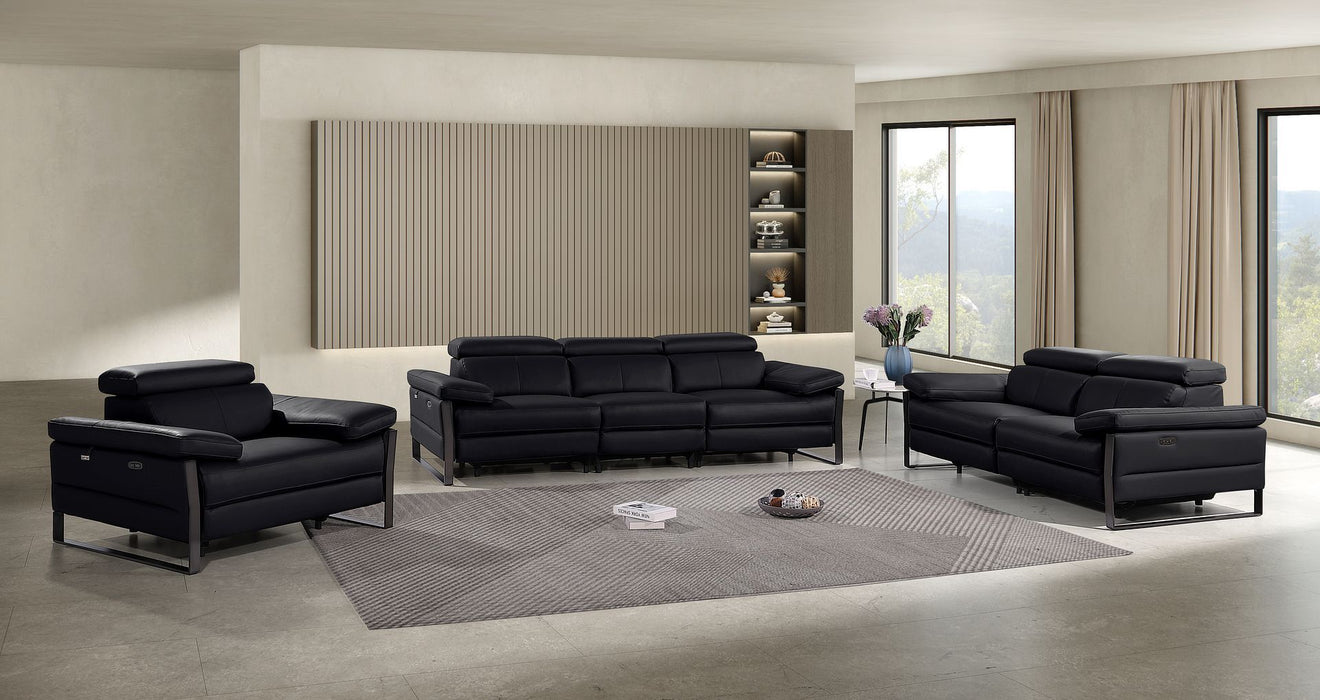 1246 - Modular Power Dual Reclining Sofa, Loveseat, And Chair Set With Power Headrests