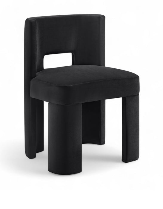 Zuno - Velvet Performance Fabric Upholstered Dining Chair (Set of 2)