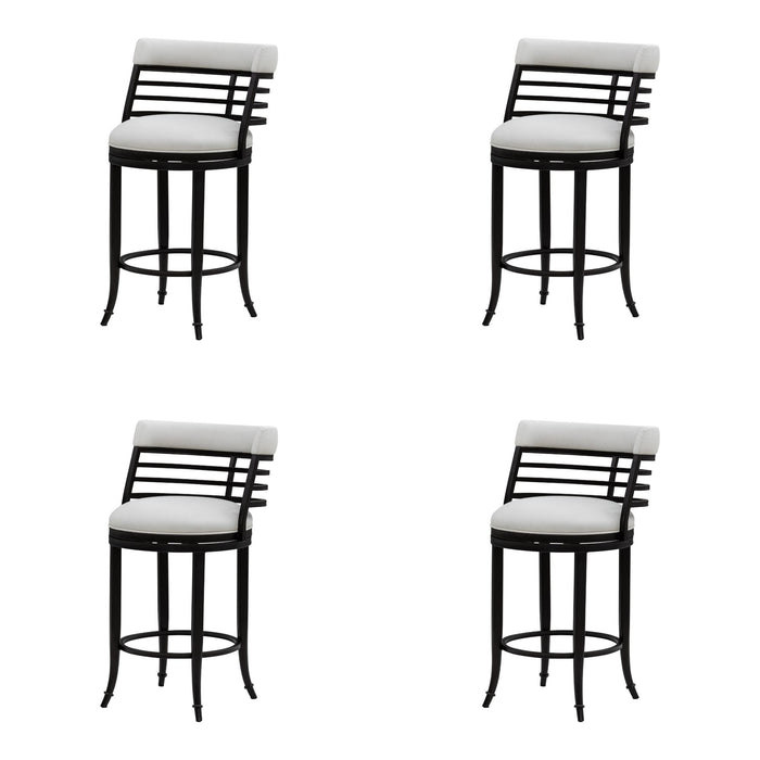 Telia - Upholstered Swivel Counter Height Barstool