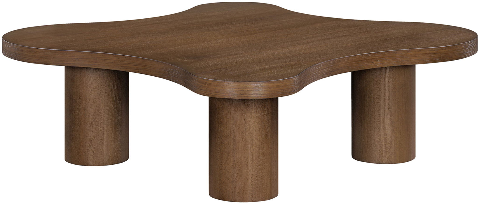 Cove - 48" Oak Veneer And Solid Wood Coffee Table