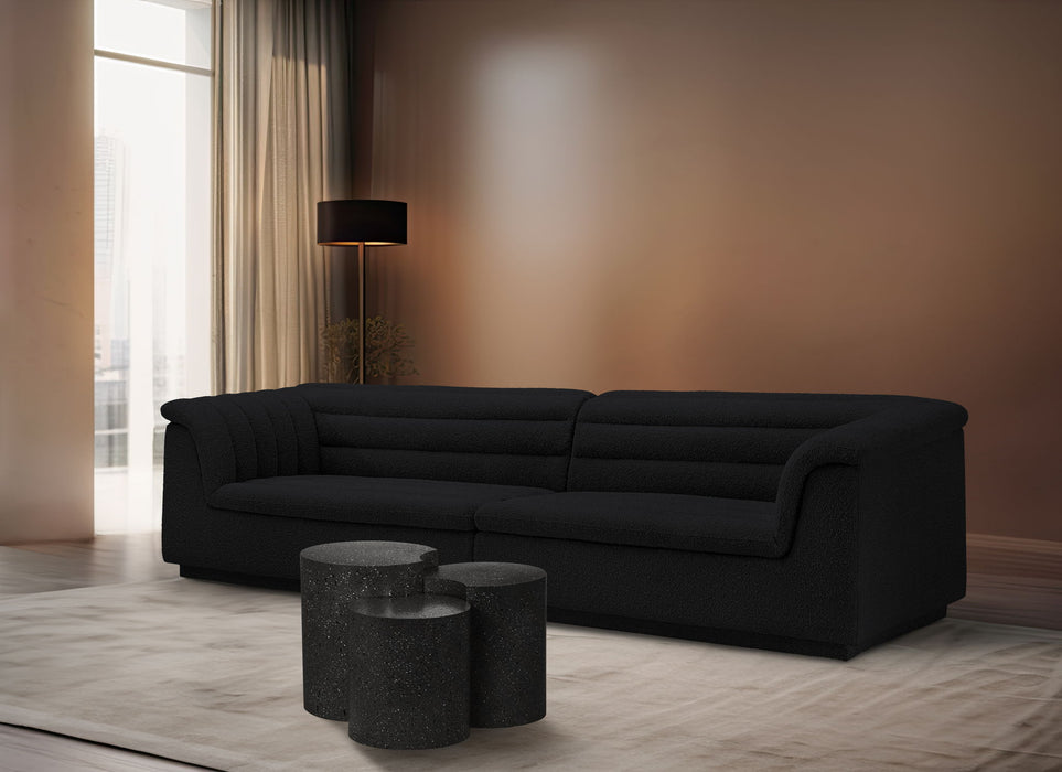 Dimple - 20" 3 Piece Modular End Table - Terazzo Finish