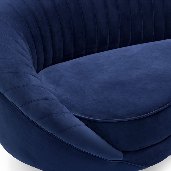 Karisma - Curved Velvet Sofa