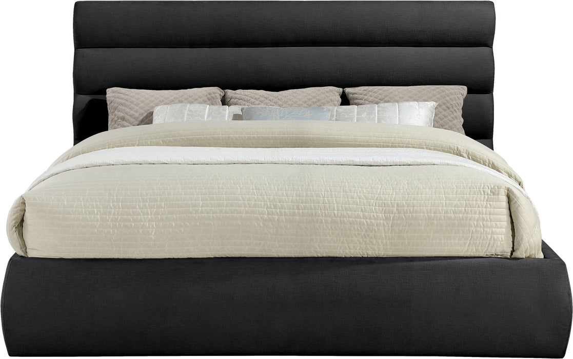 Adam - Chenille Fabric Bed With 52" Headboard
