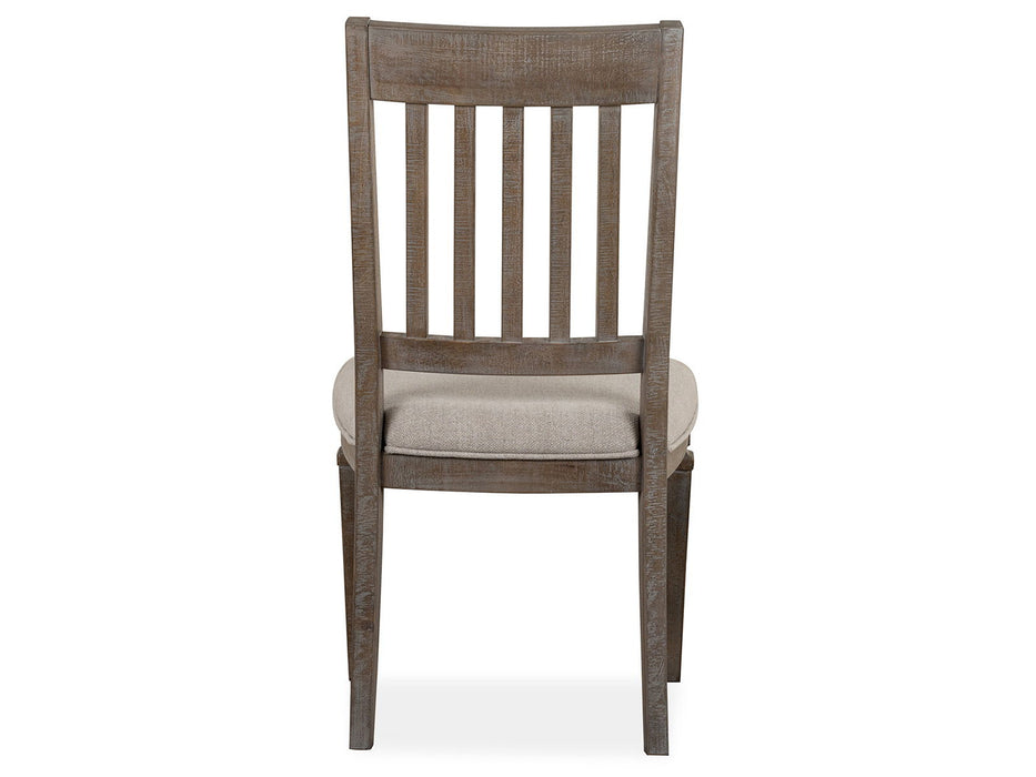 Lancaster - Dining Side Chair With Upholstered Seat (Set of 2) - Dovetail Gray
