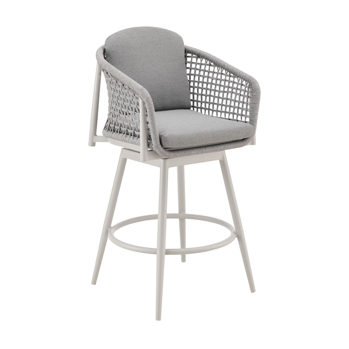 Rhodes - Outdoor Patio Swivel Counter Stool Set