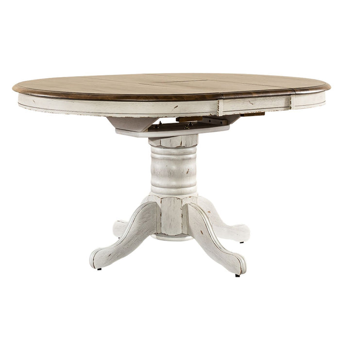 Carolina Crossing - Pedestal Table Set