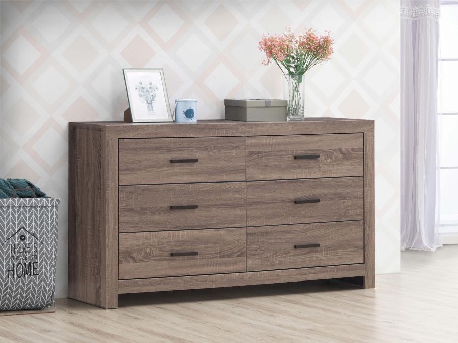 Brantford 4-piece Queen Bedroom Set Barrel Oak
