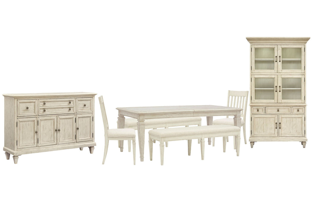Newport - 7 Piece Extendable Rectangular Dining Table Set
