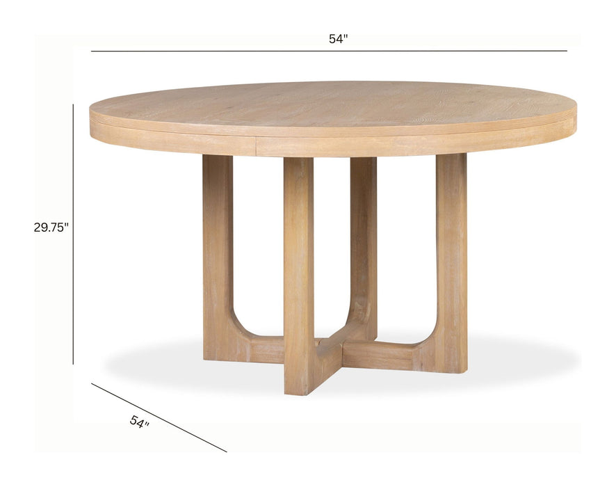 Somerset - Round Dining Table - Butternut and Omari Natural