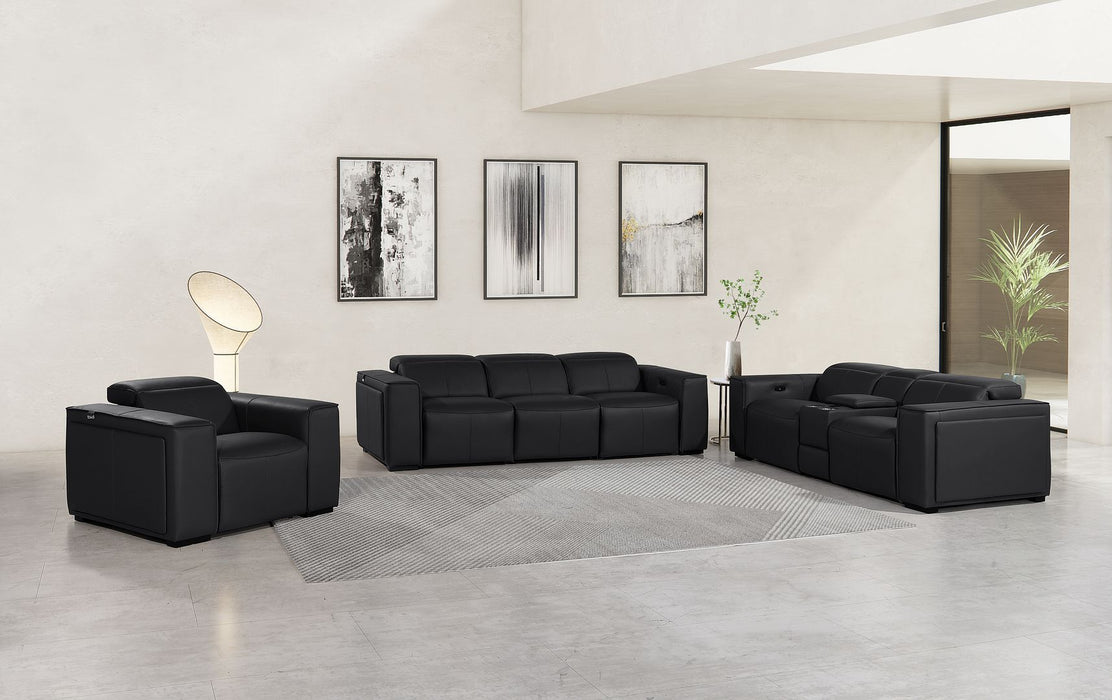 1224 - 7-Piece Modular Power Reclining Sofa, Loveseat & Chair Set In With 6 Power Recliners & Power Headrests