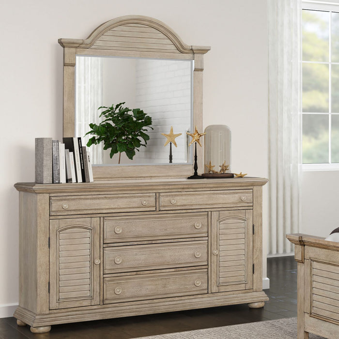 Summer House - Dresser & Mirror - Brown
