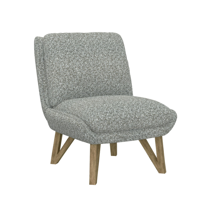 Emerson - Armless Accent Chair - Pewter