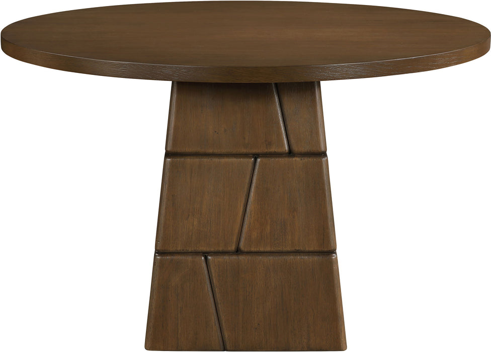 Tavio - 48" Oak Veneer And Solid Wood Dining Table