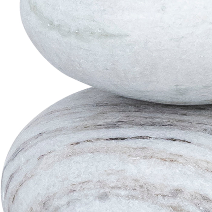 Pumpkin - 3 Piece Marble Decorative Object - Panda