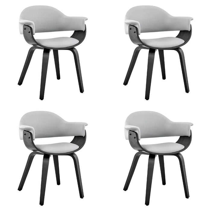 Adalyn - Dining Room Accent Chair With Black Frame